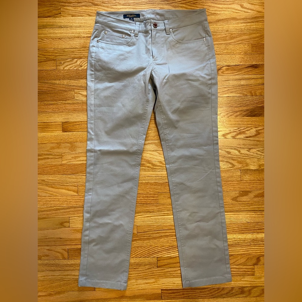 Brooks Brothers Pants Women 4 Natalie Fit Gray Stretch Career Trousers